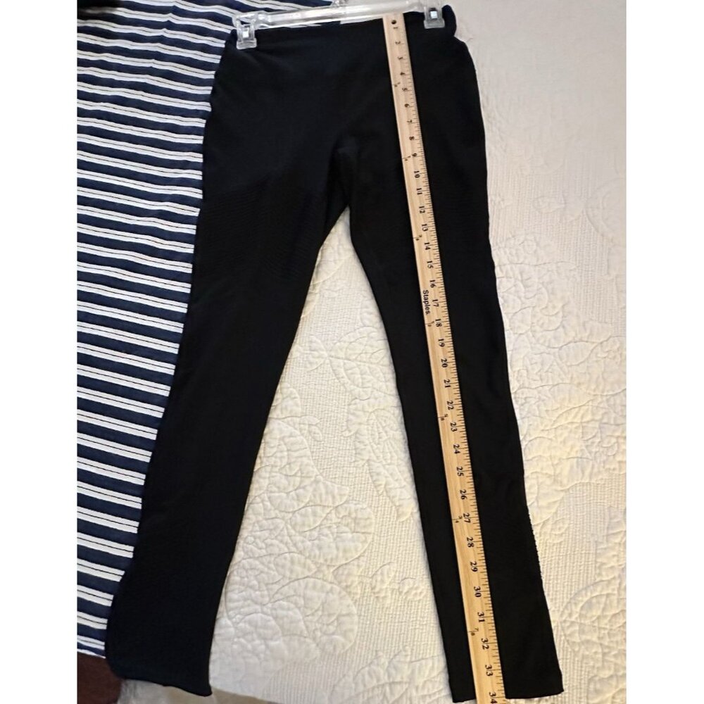 NWOT Central Park Sport Black Full Length Active Leggings Women's Small S Mesh - Picture 10 of 12